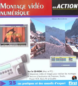 Montage video numerique en action
