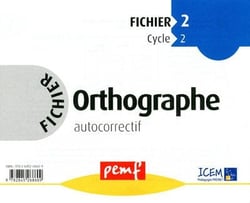 Orthographe - cycle 2 - fichier 2