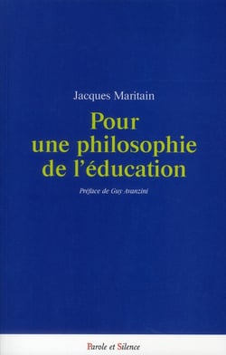 Pour une philosophie de l'éducation