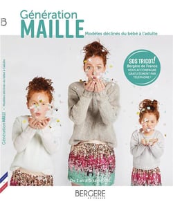 Génération maille - modèles déclinés du bébé à l'adulte - de 1 an à la taille XXL