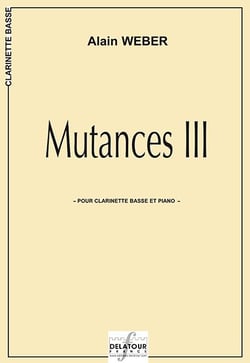 Mutances III pour clarinette basse et piano