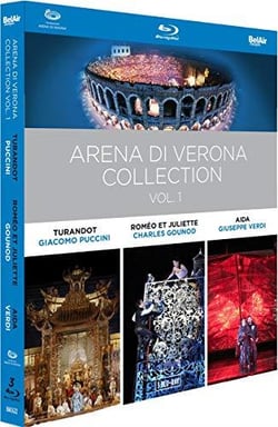 Arena di Verona - collection vol.1 - Puccini : Turandot - Gounod : Roméo et Juliette - Verdi: Aida