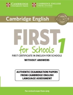 FIRST FOR SCHOOLS 1 STUDENT BOOK