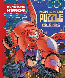 Les nouveaux héros - mon grand livre puzzle