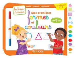 Les livres-ardoises - mes premières formes et couleurs - à partir de 3 ans (édition 2017)