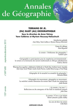Annales de Géographie n° 687-688 (5-6/2012)