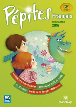 Pépites : français - CE1 - manuel de l'élève (édition 2016)