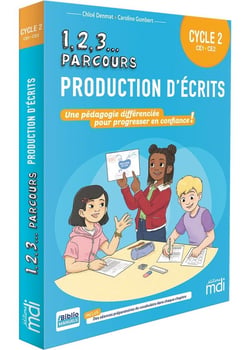 1, 2, 3... Parcours : Production d'écrits - CE1-CE2 (édition 2024)