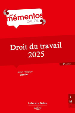 Droit du travail (édition 2025)