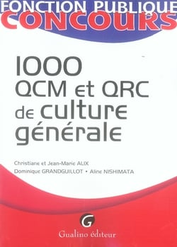 1000 qcm et qrc de culture générale