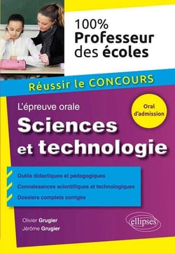 L'épreuve de sciences et technologie au concours de professeur des écoles