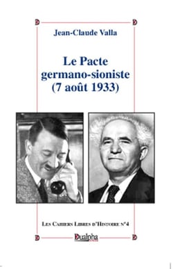 Le Pacte germano-sioniste (7 août 1933)