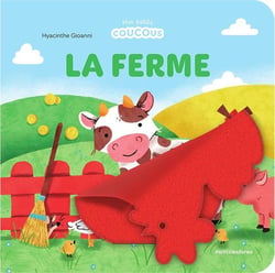 La ferme : Livre à flaps en feutrine