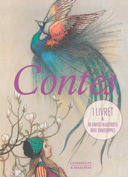 Contes : 1 livret & 10 cartes illustrées avec enveloppes