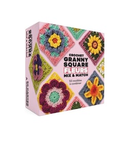 Crochet granny square fleurs mix & match : 50 modèles à combiner