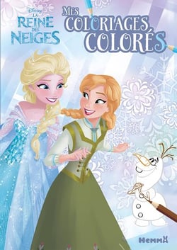 Mes coloriages colores - la reine des neiges