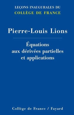 EQUATIONS AUX DERIVEES PARTIELLES ET APPLICATIONS