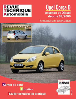 Rta b725.5 Opel Corsa >09/06 ess 1.2+ diesel 1.3cdti