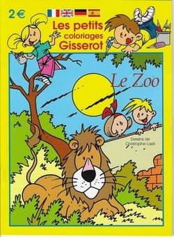 Le zoo - petits coloriages