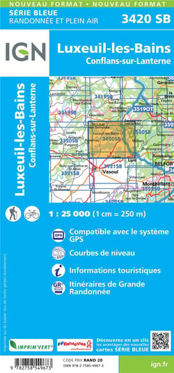3420Sb Luxeuil-Les-Bains/Conflans-Sur-Lanterne