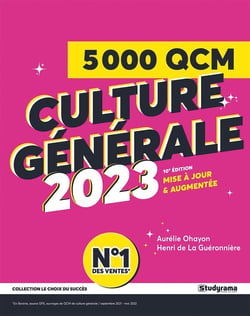 5000 QCM de culture générale 2022-2023