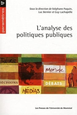 Analyse des politiques publiques (l')