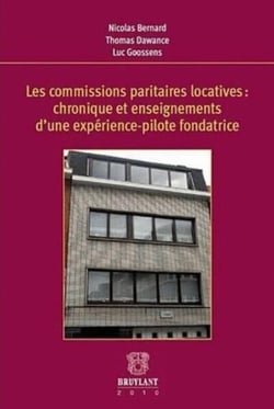 Les commissions paritaires locatives - chronique et enseignements d?une expérience-pilote fondatrice