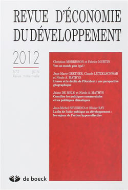 Revue d'économie du développement n.2