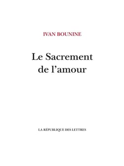Le Sacrement de l'amour