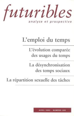 L'EMPLOI DU TEMPS. L'EVOLUTION COMPAREE DES USAGES DU TEMPS