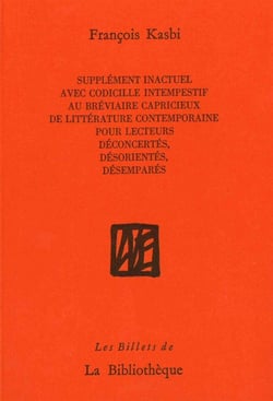 Supplement inactuel avec codicille intempestif au...