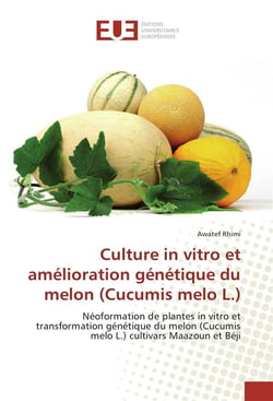 Culture in vitro et amelioration genetique du melon (cucumis melo l.)