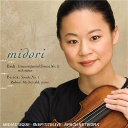 Bach : Sonate pour violon seul n°2 - Bartok : Sonate pour violon et piano n°1