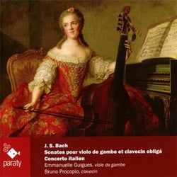 Sonates pour viole de gambe et clavecin obligé - concerto italien - CD