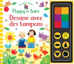 Poppy et sam - dessine avec des tampons