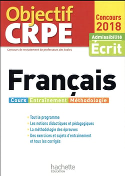 Objectif crpe - français (édition 2018)