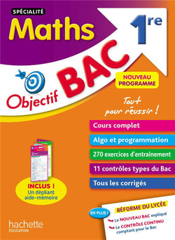 Objectif bac : spécialité maths - 1re