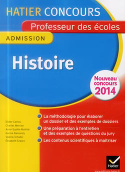 Histoire - épreuve orale d'admission - crpe professeur des écoles - concours 2014