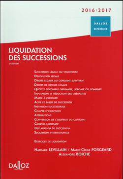 LIQUIDATION DES SUCCESSIONS 2016/2017