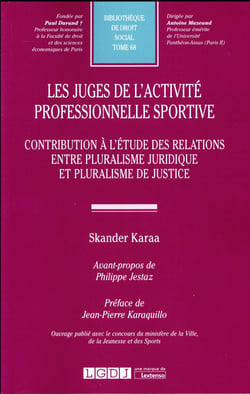 Les juges de l'activité sportive professionnelle