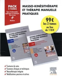 Masso-kinésithérapie et thérapie manuelle pratiques Tome 1 et 2 (3e édition)