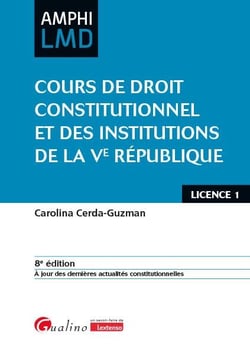 Cours de droit constitutionnel et institutions de la Ve République