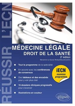 Médecine légale - droit de la santé (2e édition)