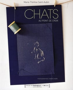 Chats au point de croix