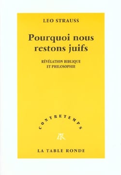 CONTRETEMPS : pourquoi nous restons juifs - révélation biblique et philosophie