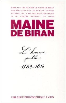 Oeuvres t.XII-1: l'homme public au temps des gouvernements illégitimes 1789-1814