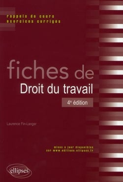 Fiches de droit du travail (4e édition)