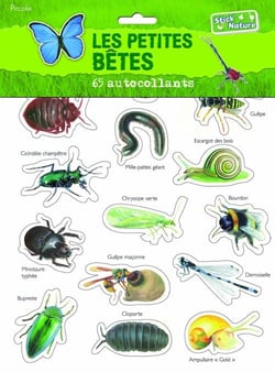 Les petites bêtes - 65 autocollants