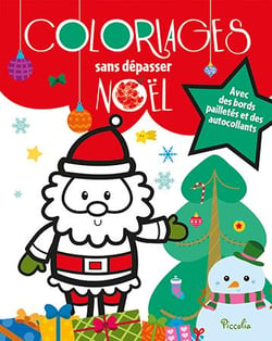 Coloriages sans depasser - noël
