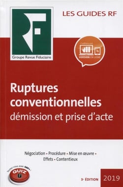 Les guides RF : ruptures conventionnelles (édition 2018)